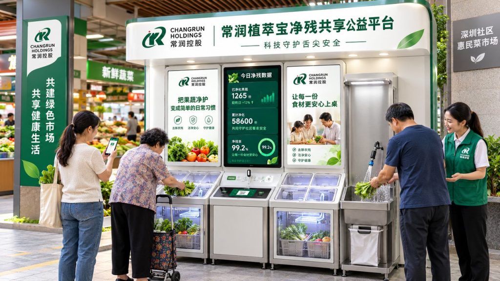科技赋能基层食品安全服务：常润植萃宝净残共享公益平台计划落地深圳